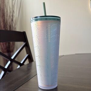 Starbucks 50th Anniversary Frosted Sirens Tail Venti Cold Cup 24oz